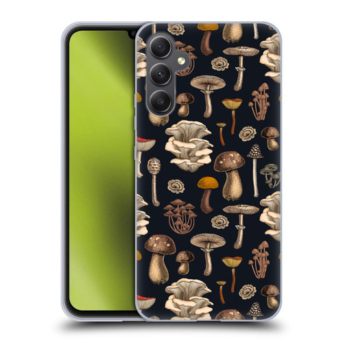Katerina Kirilova Art Wild Mushrooms Soft Gel Case for Samsung Galaxy A34 5G