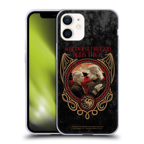 House Of The Dragon: Television Series Season 2 Graphics Blood Of The Dragon Soft Gel Case for Apple iPhone 12 Mini
