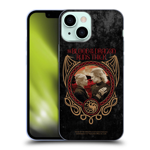 House Of The Dragon: Television Series Season 2 Graphics Blood Of The Dragon Soft Gel Case for Apple iPhone 13 Mini