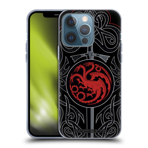 House Of The Dragon: Television Series Season 2 Graphics Daemon Targaryen Sword Soft Gel Case for Apple iPhone 13 Pro