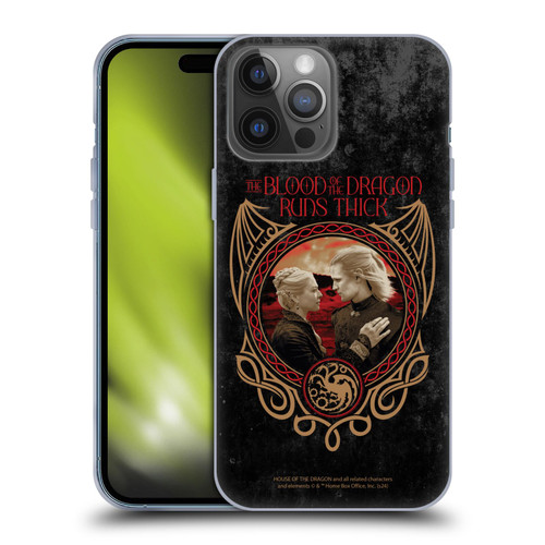 House Of The Dragon: Television Series Season 2 Graphics Blood Of The Dragon Soft Gel Case for Apple iPhone 14 Pro Max