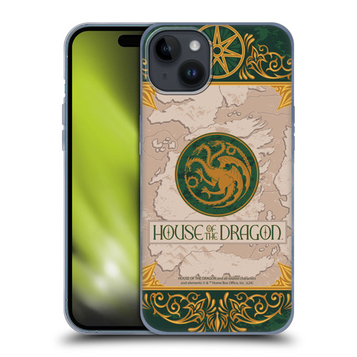 House Of The Dragon: Television Series Season 2 Graphics Targaryen Seven Kingdoms Soft Gel Case for Apple iPhone 15 Plus
