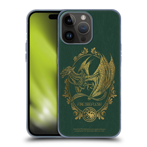 House Of The Dragon: Television Series Season 2 Graphics Fire Made Flesh Soft Gel Case for Apple iPhone 15 Pro Max
