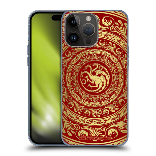 House Of The Dragon: Television Series Season 2 Graphics Targaryen Logo Soft Gel Case for Apple iPhone 15 Pro Max