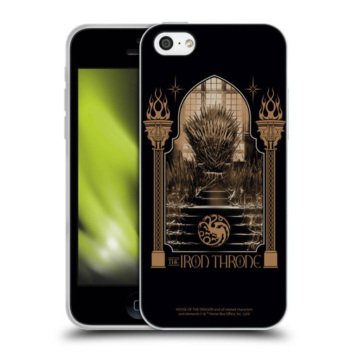 House Of The Dragon: Television Series Season 2 Graphics The Iron Throne Soft Gel Case for Apple iPhone 5c