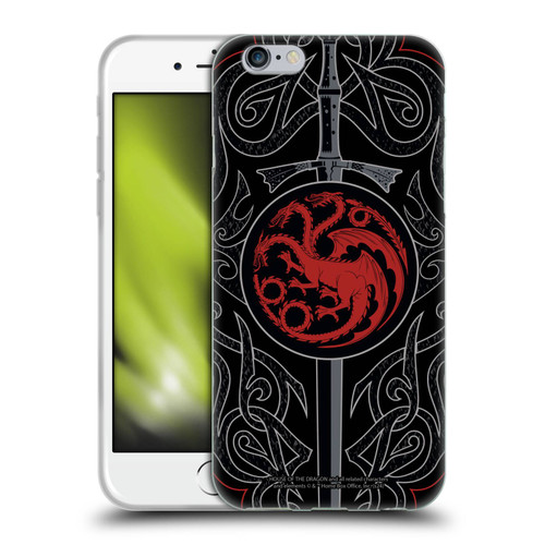House Of The Dragon: Television Series Season 2 Graphics Daemon Targaryen Sword Soft Gel Case for Apple iPhone 6 / iPhone 6s