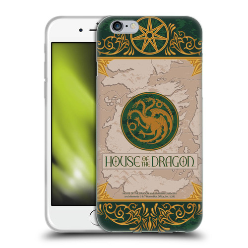 House Of The Dragon: Television Series Season 2 Graphics Targaryen Seven Kingdoms Soft Gel Case for Apple iPhone 6 / iPhone 6s