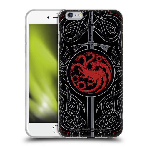 House Of The Dragon: Television Series Season 2 Graphics Daemon Targaryen Sword Soft Gel Case for Apple iPhone 6 Plus / iPhone 6s Plus