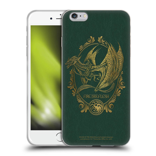 House Of The Dragon: Television Series Season 2 Graphics Fire Made Flesh Soft Gel Case for Apple iPhone 6 Plus / iPhone 6s Plus