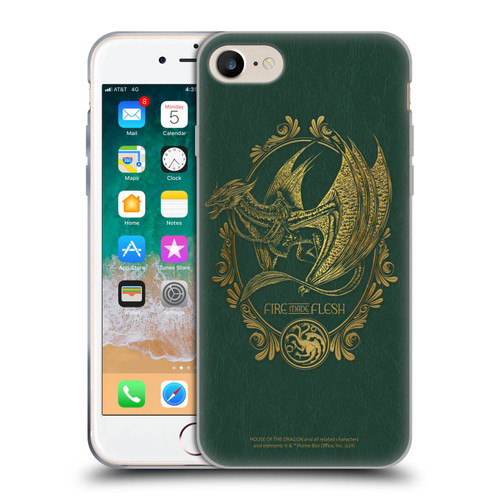 House Of The Dragon: Television Series Season 2 Graphics Fire Made Flesh Soft Gel Case for Apple iPhone 7 / 8 / SE 2020 & 2022
