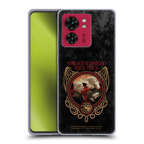 House Of The Dragon: Television Series Season 2 Graphics Blood Of The Dragon Soft Gel Case for Motorola Moto Edge 40