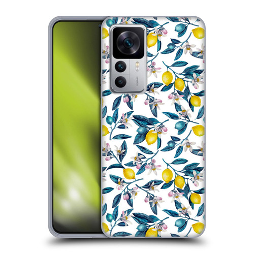 Katerina Kirilova Art Lemons And Blooms Soft Gel Case for Xiaomi 12T 5G / 12T Pro 5G / Redmi K50 Ultra 5G