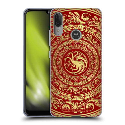 House Of The Dragon: Television Series Season 2 Graphics Targaryen Logo Soft Gel Case for Motorola Moto E6 Plus