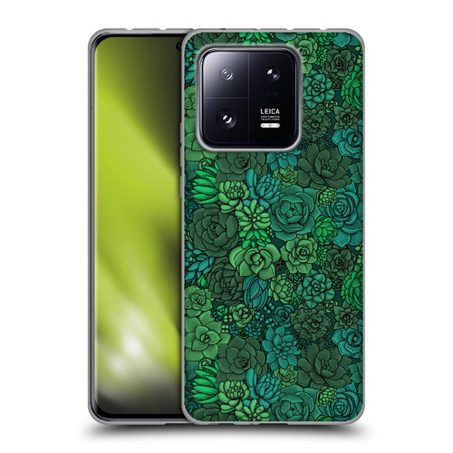 Katerina Kirilova Art Succulent Garden Soft Gel Case for Xiaomi 13 Pro 5G