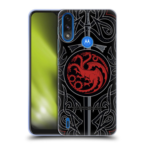 House Of The Dragon: Television Series Season 2 Graphics Daemon Targaryen Sword Soft Gel Case for Motorola Moto E7 Power / Moto E7i Power