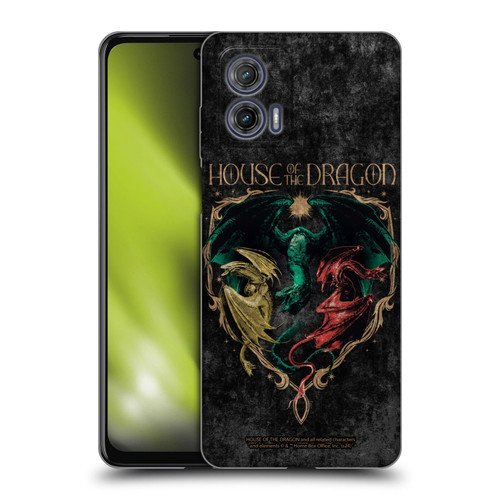 House Of The Dragon: Television Series Season 2 Graphics Dragons Soft Gel Case for Motorola Moto G73 5G