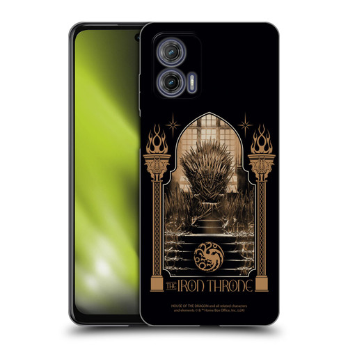 House Of The Dragon: Television Series Season 2 Graphics The Iron Throne Soft Gel Case for Motorola Moto G73 5G
