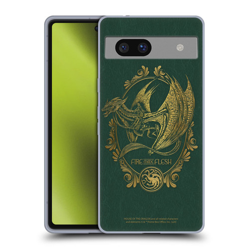 House Of The Dragon: Television Series Season 2 Graphics Fire Made Flesh Soft Gel Case for Google Pixel 7a