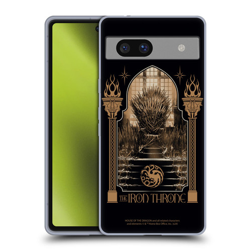 House Of The Dragon: Television Series Season 2 Graphics The Iron Throne Soft Gel Case for Google Pixel 7a
