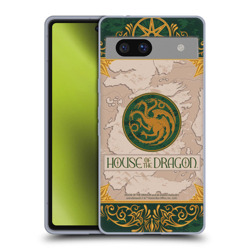 House Of The Dragon: Television Series Season 2 Graphics Targaryen Seven Kingdoms Soft Gel Case for Google Pixel 7a