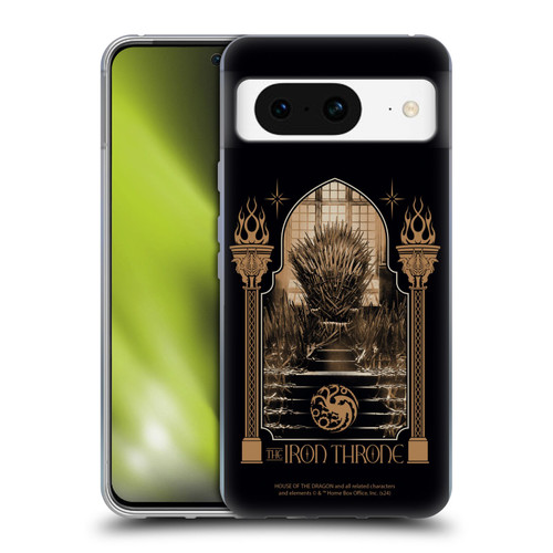 House Of The Dragon: Television Series Season 2 Graphics The Iron Throne Soft Gel Case for Google Pixel 8