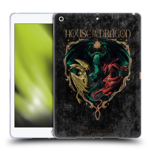 House Of The Dragon: Television Series Season 2 Graphics Dragons Soft Gel Case for Apple iPad 10.2 2019/2020/2021