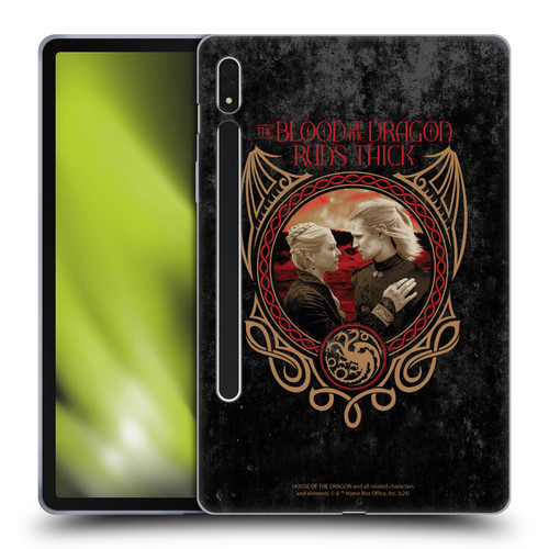 House Of The Dragon: Television Series Season 2 Graphics Blood Of The Dragon Soft Gel Case for Samsung Galaxy Tab S8