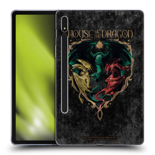 House Of The Dragon: Television Series Season 2 Graphics Dragons Soft Gel Case for Samsung Galaxy Tab S8