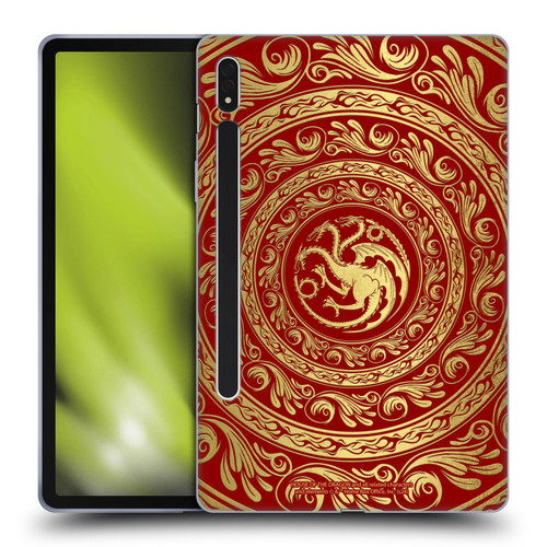 House Of The Dragon: Television Series Season 2 Graphics Targaryen Logo Soft Gel Case for Samsung Galaxy Tab S8