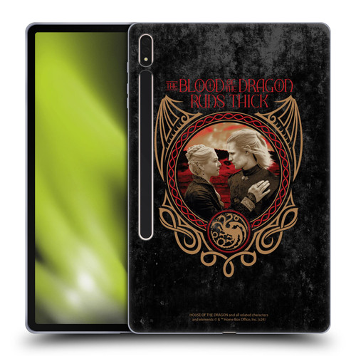 House Of The Dragon: Television Series Season 2 Graphics Blood Of The Dragon Soft Gel Case for Samsung Galaxy Tab S8 Plus