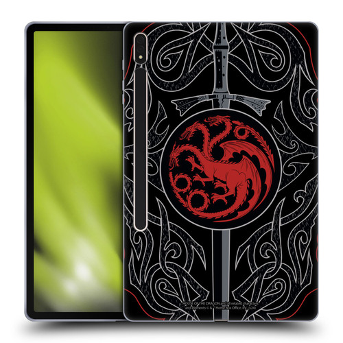 House Of The Dragon: Television Series Season 2 Graphics Daemon Targaryen Sword Soft Gel Case for Samsung Galaxy Tab S8 Plus