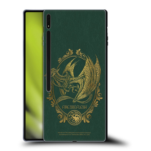 House Of The Dragon: Television Series Season 2 Graphics Fire Made Flesh Soft Gel Case for Samsung Galaxy Tab S8 Ultra