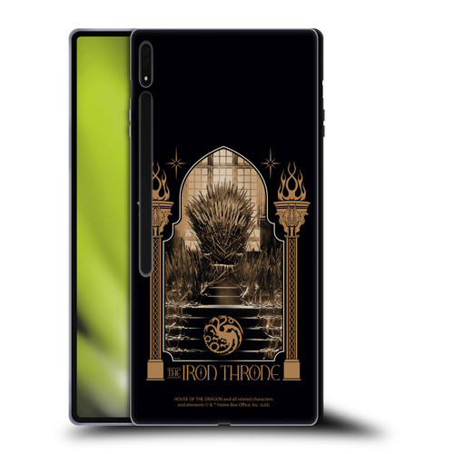 House Of The Dragon: Television Series Season 2 Graphics The Iron Throne Soft Gel Case for Samsung Galaxy Tab S8 Ultra