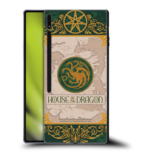 House Of The Dragon: Television Series Season 2 Graphics Targaryen Seven Kingdoms Soft Gel Case for Samsung Galaxy Tab S8 Ultra