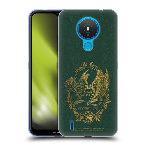 House Of The Dragon: Television Series Season 2 Graphics Fire Made Flesh Soft Gel Case for Nokia 1.4