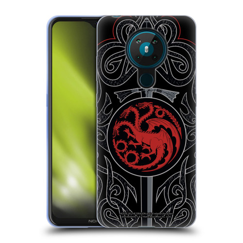 House Of The Dragon: Television Series Season 2 Graphics Daemon Targaryen Sword Soft Gel Case for Nokia 5.3