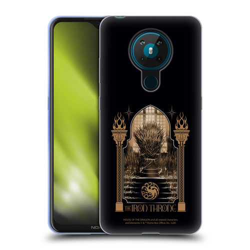 House Of The Dragon: Television Series Season 2 Graphics The Iron Throne Soft Gel Case for Nokia 5.3