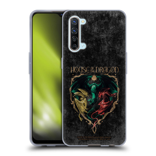 House Of The Dragon: Television Series Season 2 Graphics Dragons Soft Gel Case for OPPO Find X2 Lite 5G