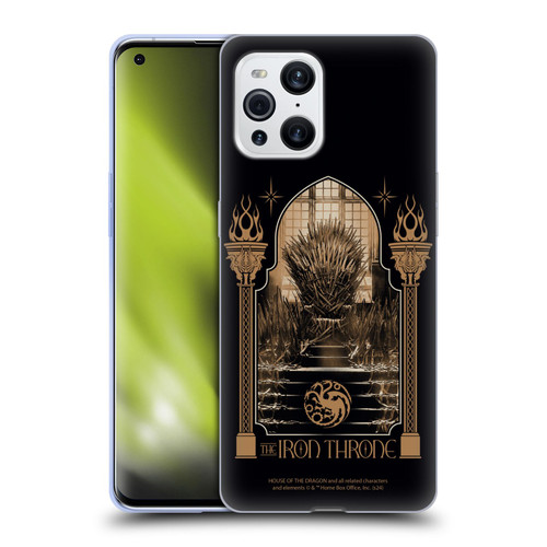 House Of The Dragon: Television Series Season 2 Graphics The Iron Throne Soft Gel Case for OPPO Find X3 / Pro