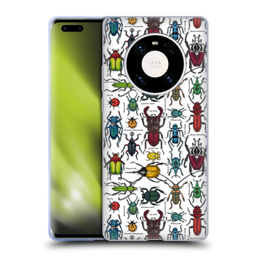 Katerina Kirilova Graphics Beetles Soft Gel Case for Huawei Mate 40 Pro 5G