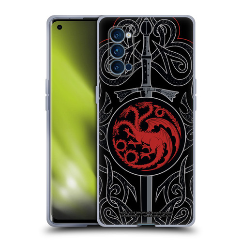 House Of The Dragon: Television Series Season 2 Graphics Daemon Targaryen Sword Soft Gel Case for OPPO Reno 4 Pro 5G