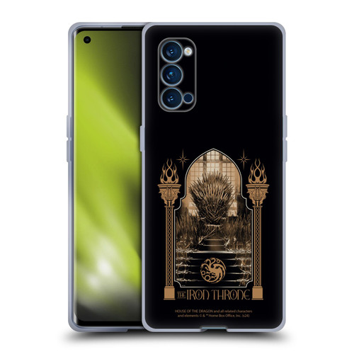 House Of The Dragon: Television Series Season 2 Graphics The Iron Throne Soft Gel Case for OPPO Reno 4 Pro 5G