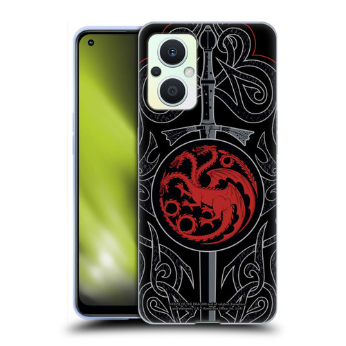 House Of The Dragon: Television Series Season 2 Graphics Daemon Targaryen Sword Soft Gel Case for OPPO Reno8 Lite