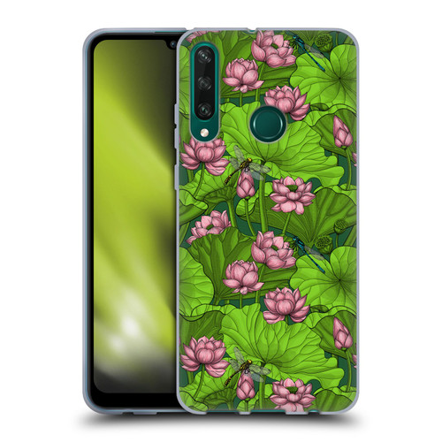 Katerina Kirilova Graphics Lotus Garden Soft Gel Case for Huawei Y6p