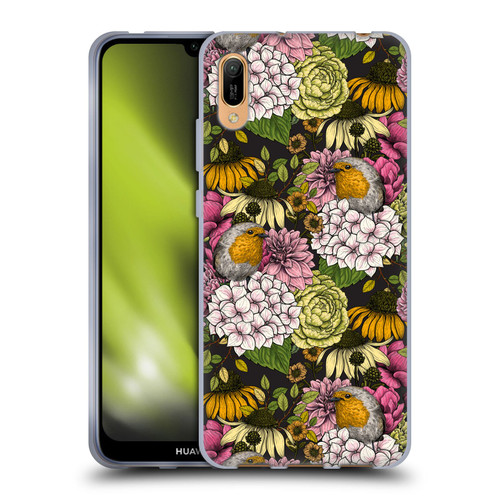 Katerina Kirilova Graphics Robins In The Garden Soft Gel Case for Huawei Y6 Pro (2019)