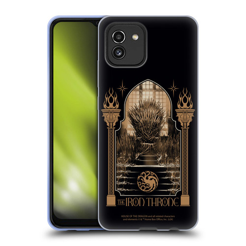 House Of The Dragon: Television Series Season 2 Graphics The Iron Throne Soft Gel Case for Samsung Galaxy A03 (2021)