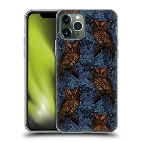 Katerina Kirilova Graphics Night Owls Soft Gel Case for Apple iPhone 11 Pro