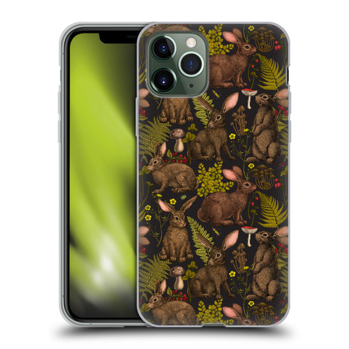 Katerina Kirilova Graphics Rabbits Soft Gel Case for Apple iPhone 11 Pro