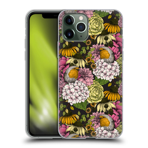 Katerina Kirilova Graphics Robins In The Garden Soft Gel Case for Apple iPhone 11 Pro