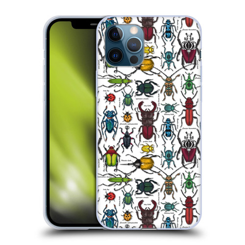 Katerina Kirilova Graphics Beetles Soft Gel Case for Apple iPhone 12 / iPhone 12 Pro
